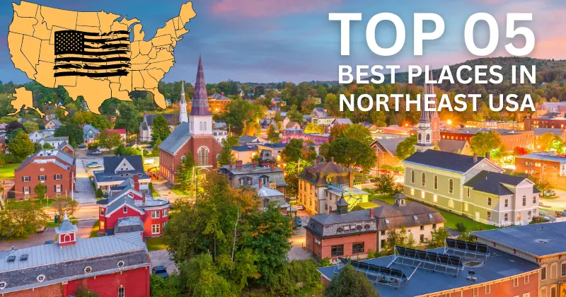 Image highlighting the Best Places to Visit in Northeast USA for 2024, showcasing top travel destinations and attractions in the region.