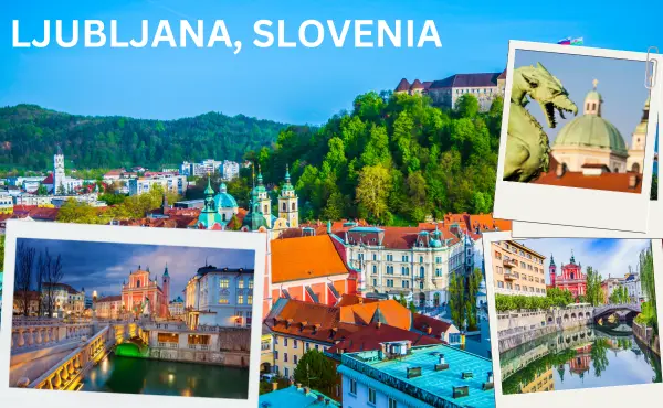 Charming view of Ljubljana, Slovenia, a top solo travel spot.