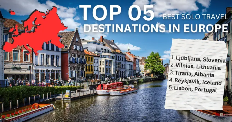 A scenic view of the best solo travel destinations in Europe.