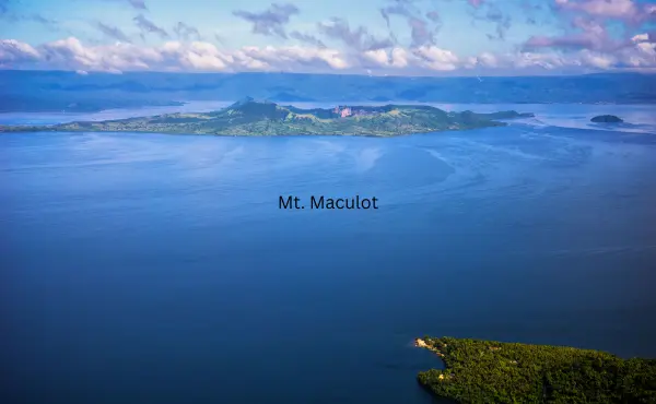 This photo features Mt. Maculot, a scenic and memorable prenup location in Batangas