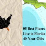 The image shows a map of Florida where you can see the best places to live in Florida for 40-year-olds