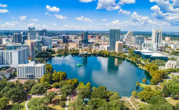 The image highlights Orlando, a vibrant place perfect for 40-year-olds